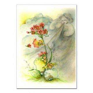 Postkarten Blumenkinder