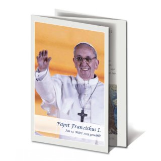 Namenskarte Papst Franziskus