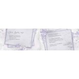 Einladungskarte Hochzeit Motiv festlich Rahmen lila